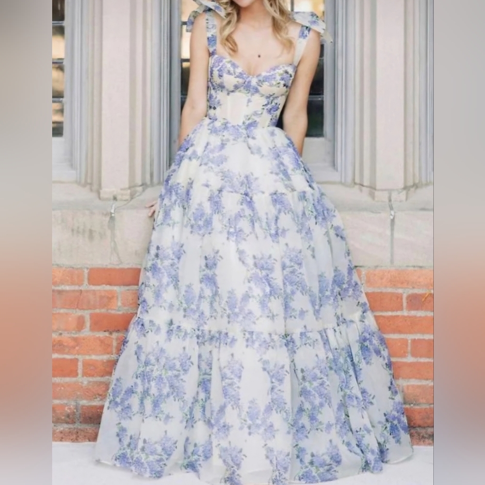 Floral prom dress